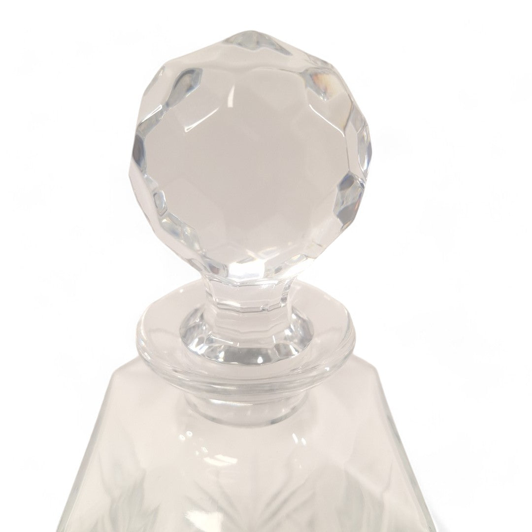 Close up of Crystal Decanter Stopper