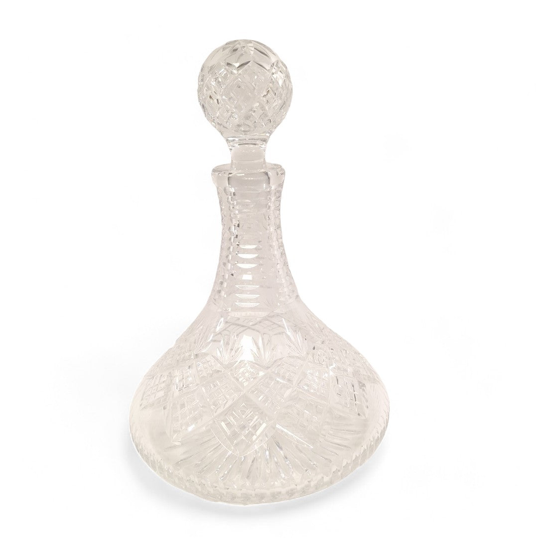 Front image of Crystal Ships Decanter