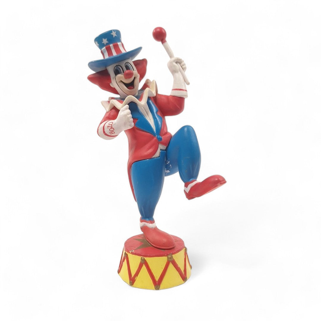 Front image of Bozo The Clown Figurine