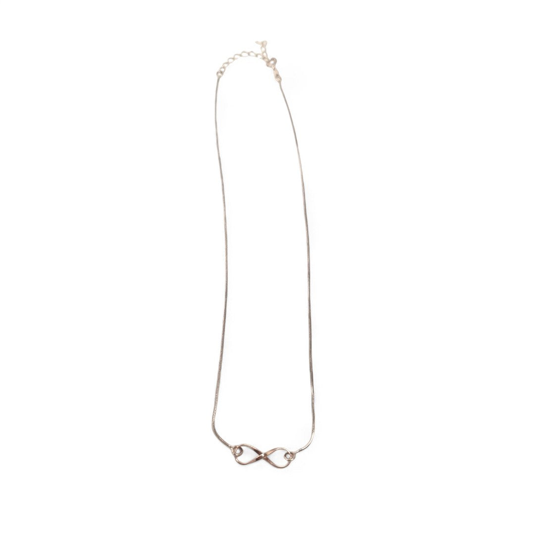 Front image of Silver Infinity Chain Necklace