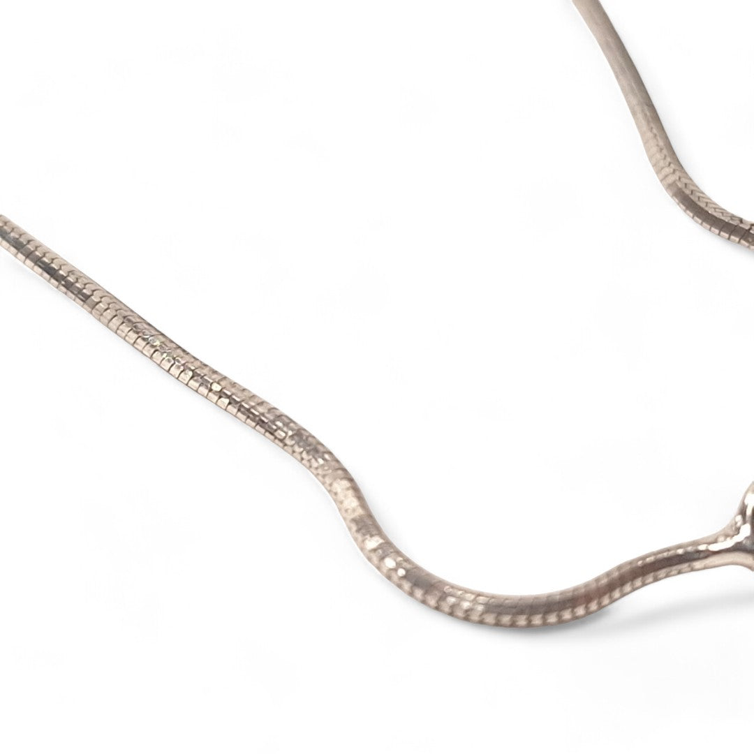 Close up image of Silver Infinity Chain Necklace