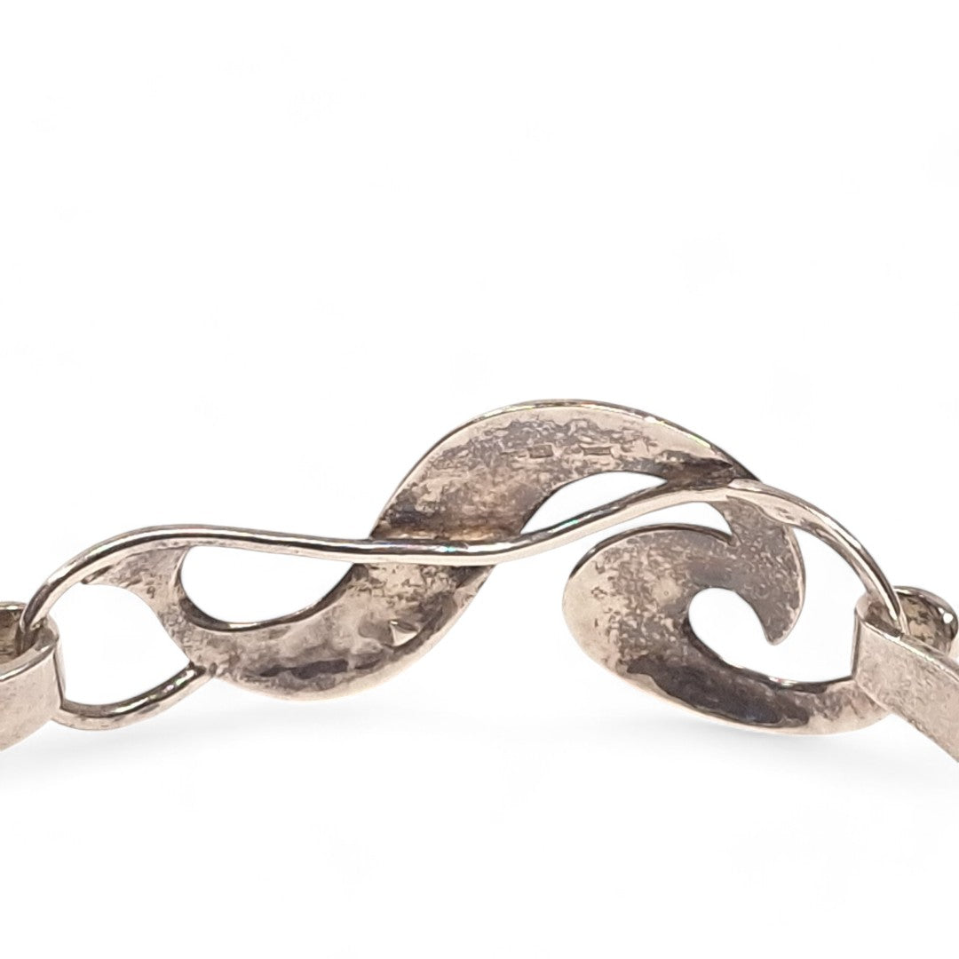 Close up image of Silver Bangle Bracelet