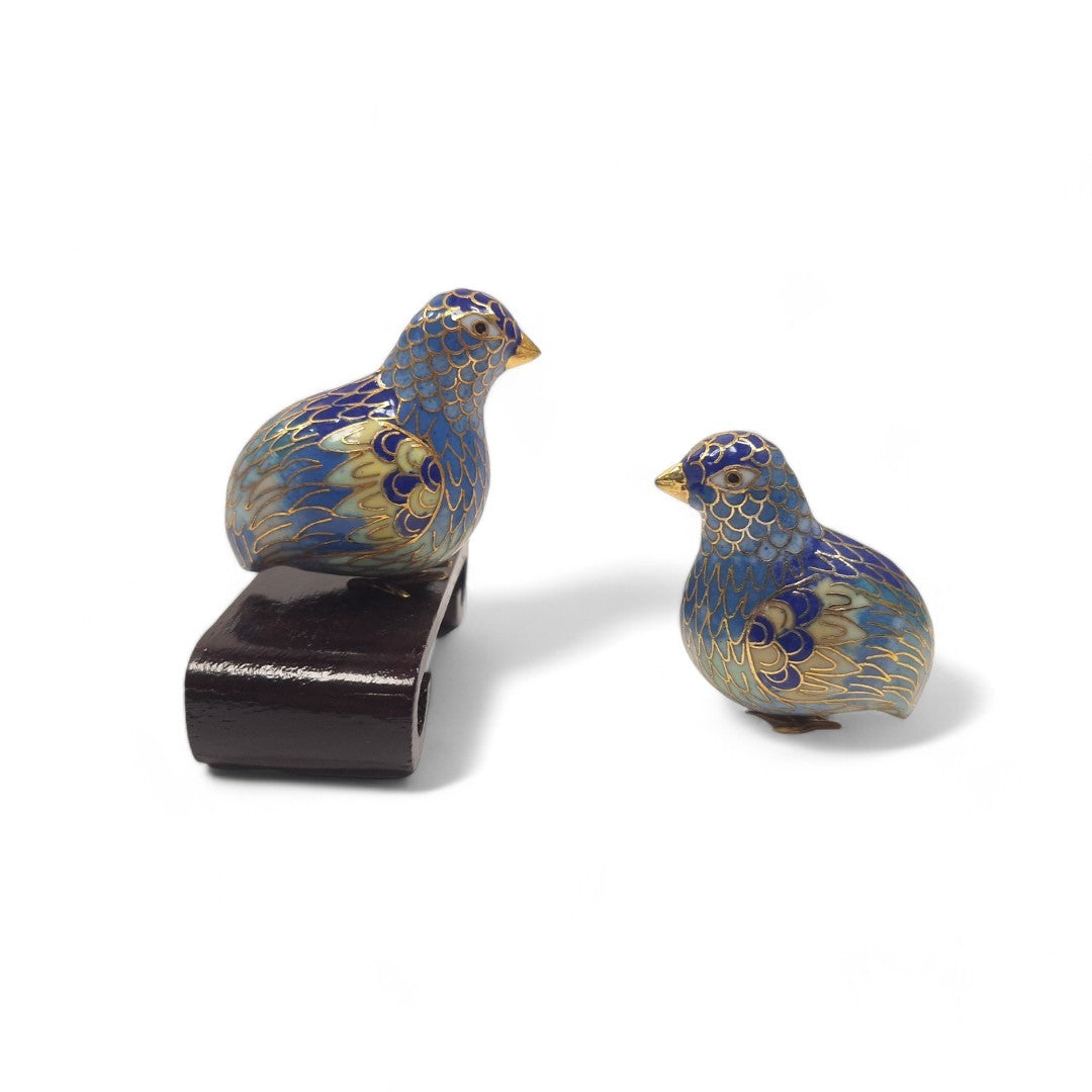 Side image of Cloisonné Bird Ornaments