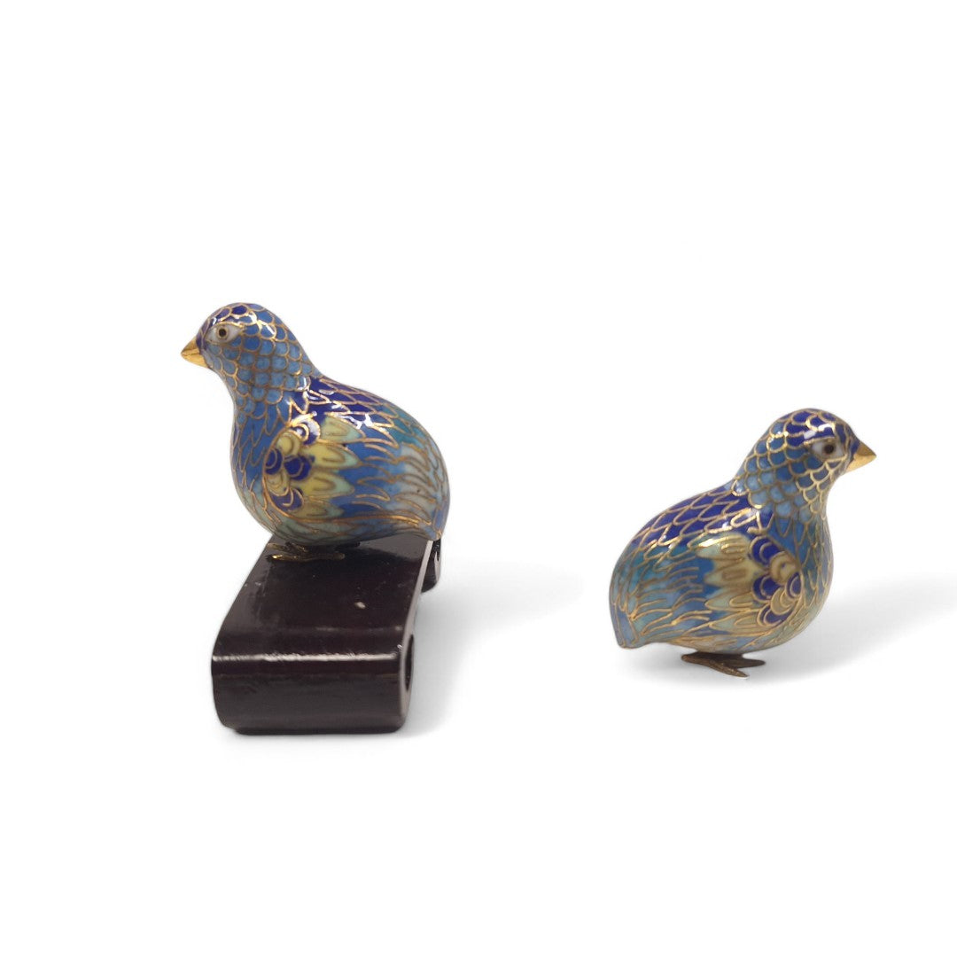 Side image of Cloisonné Bird Ornaments