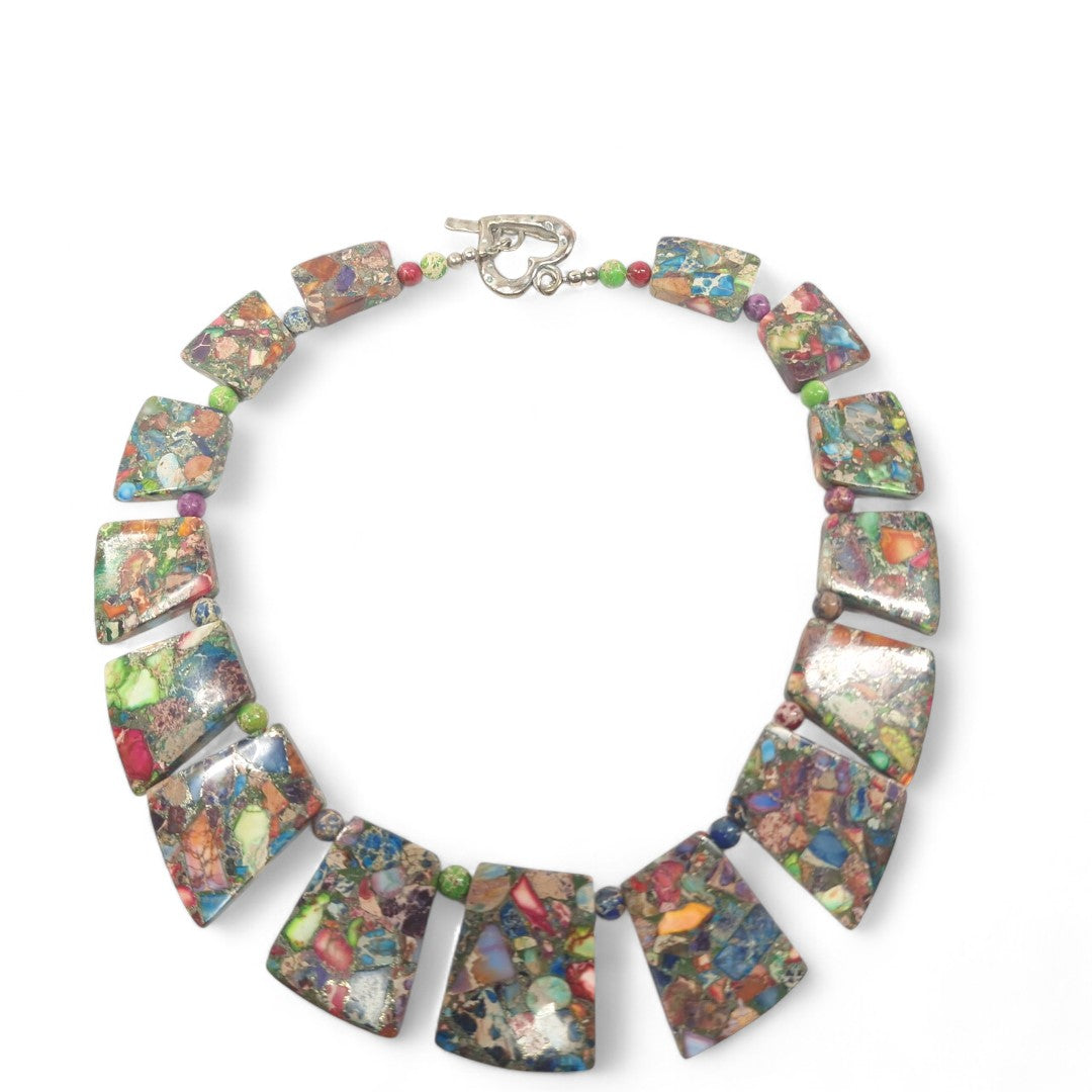 Front image of Colourful Statement Necklace