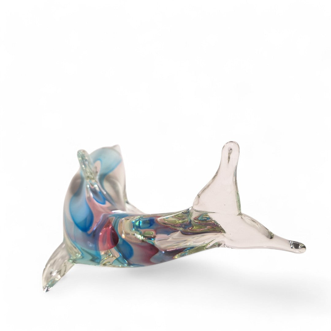 Rear image of Murano-Style Dolphin