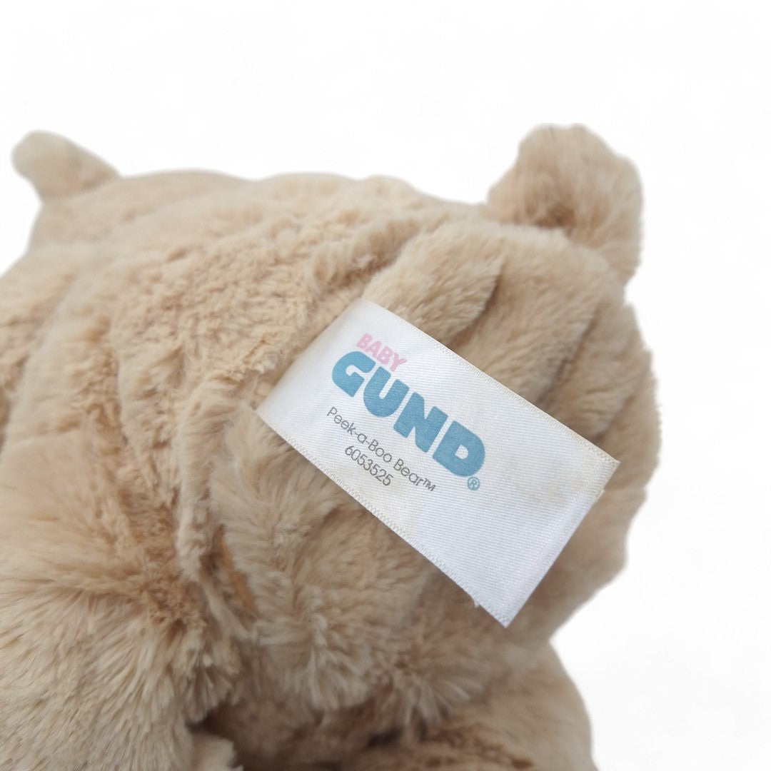 Close up image of Gund Peek-a-boo Bear