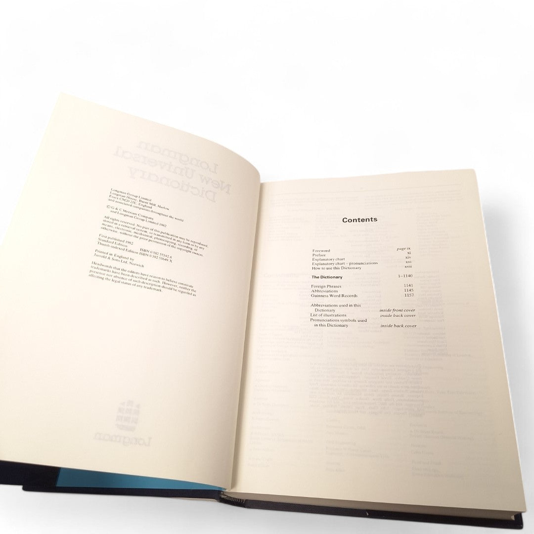 Interior image of Longman New Universal Dictionary