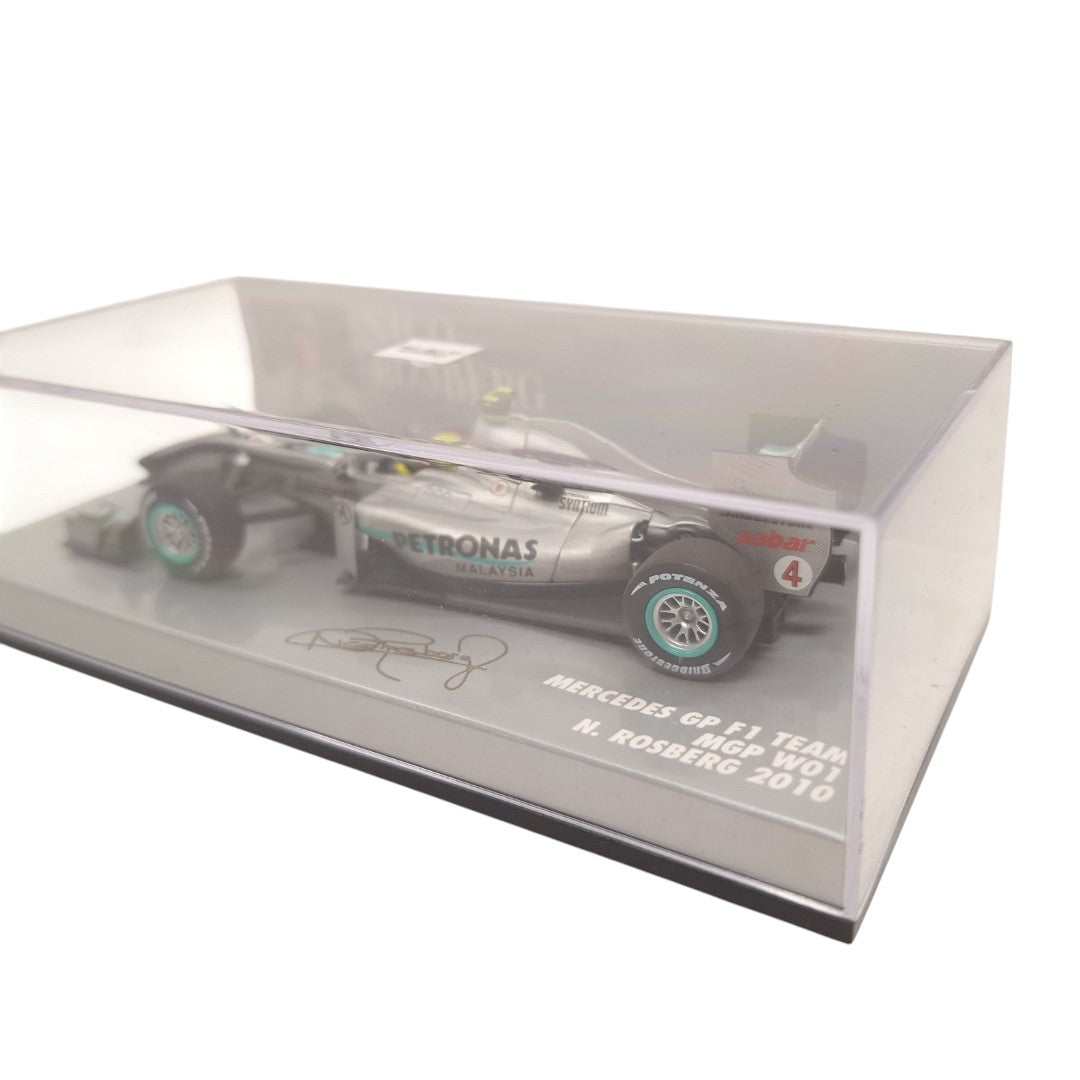 Close up image of Minichamps N. Rosberg Model