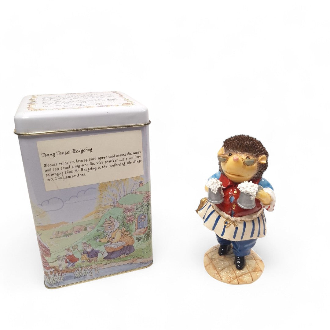 Front image of Tommy Hedgehog figurine