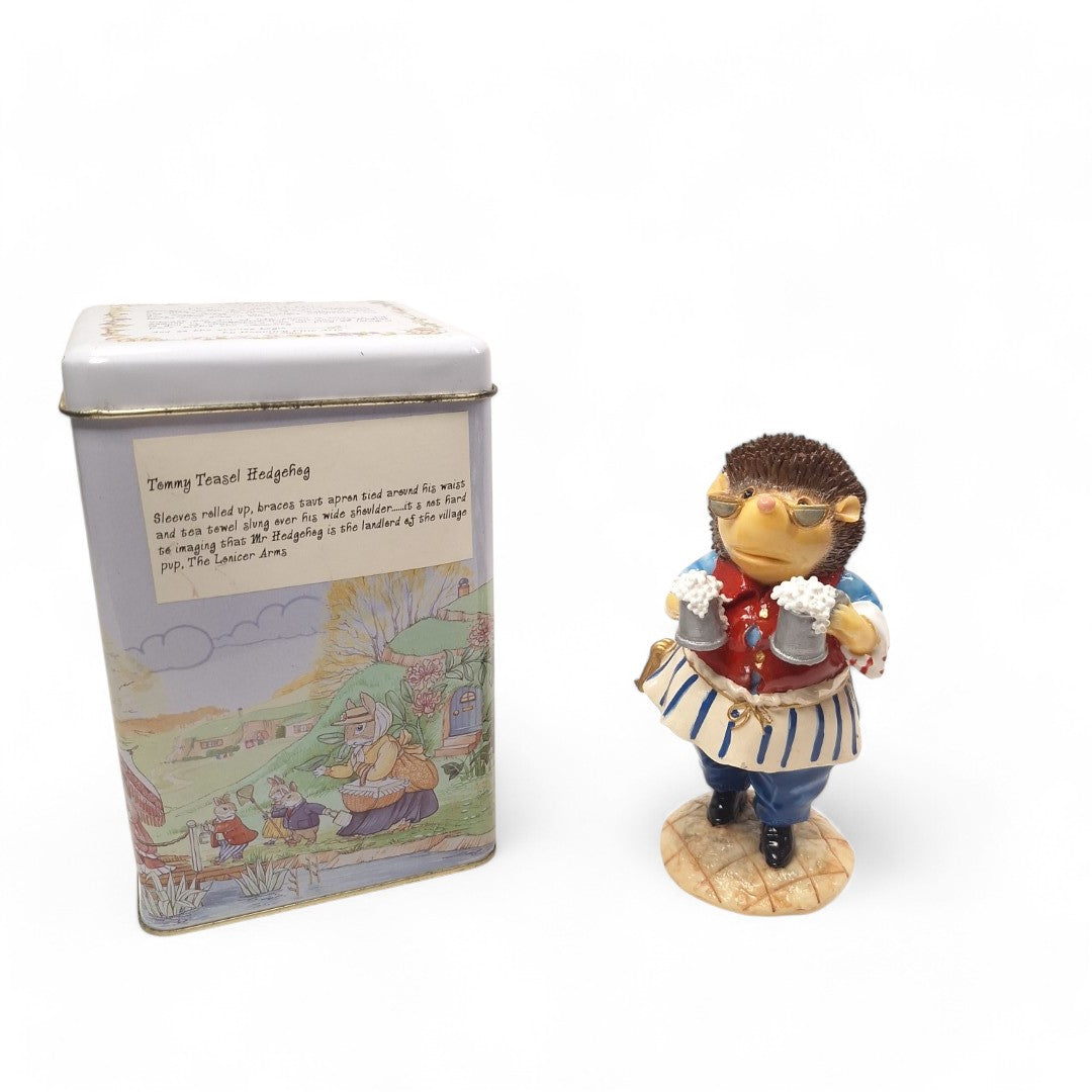 Front image of Tommy Hedgehog figurine