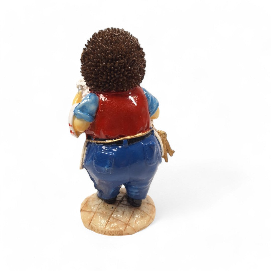 Rear image of Tommy Hedgehog figurine