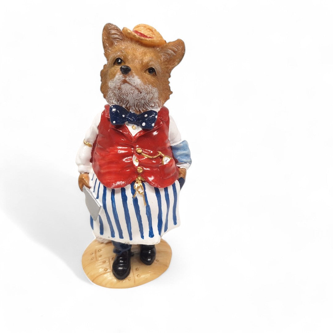 Close up image of Basil Fox figurine