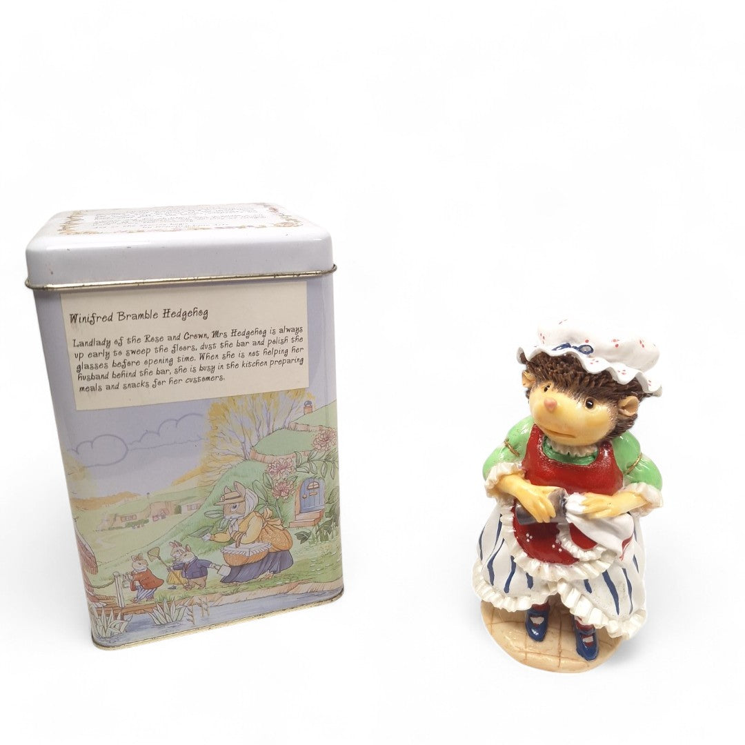 Front image of Winifred Hedgehog figurine