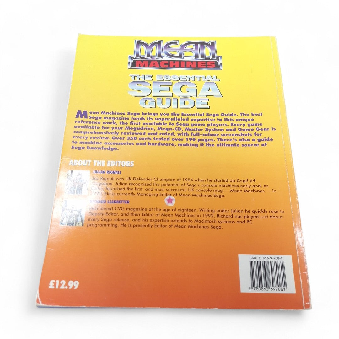 Rear image of Mean Machines The Essential Sega Guide