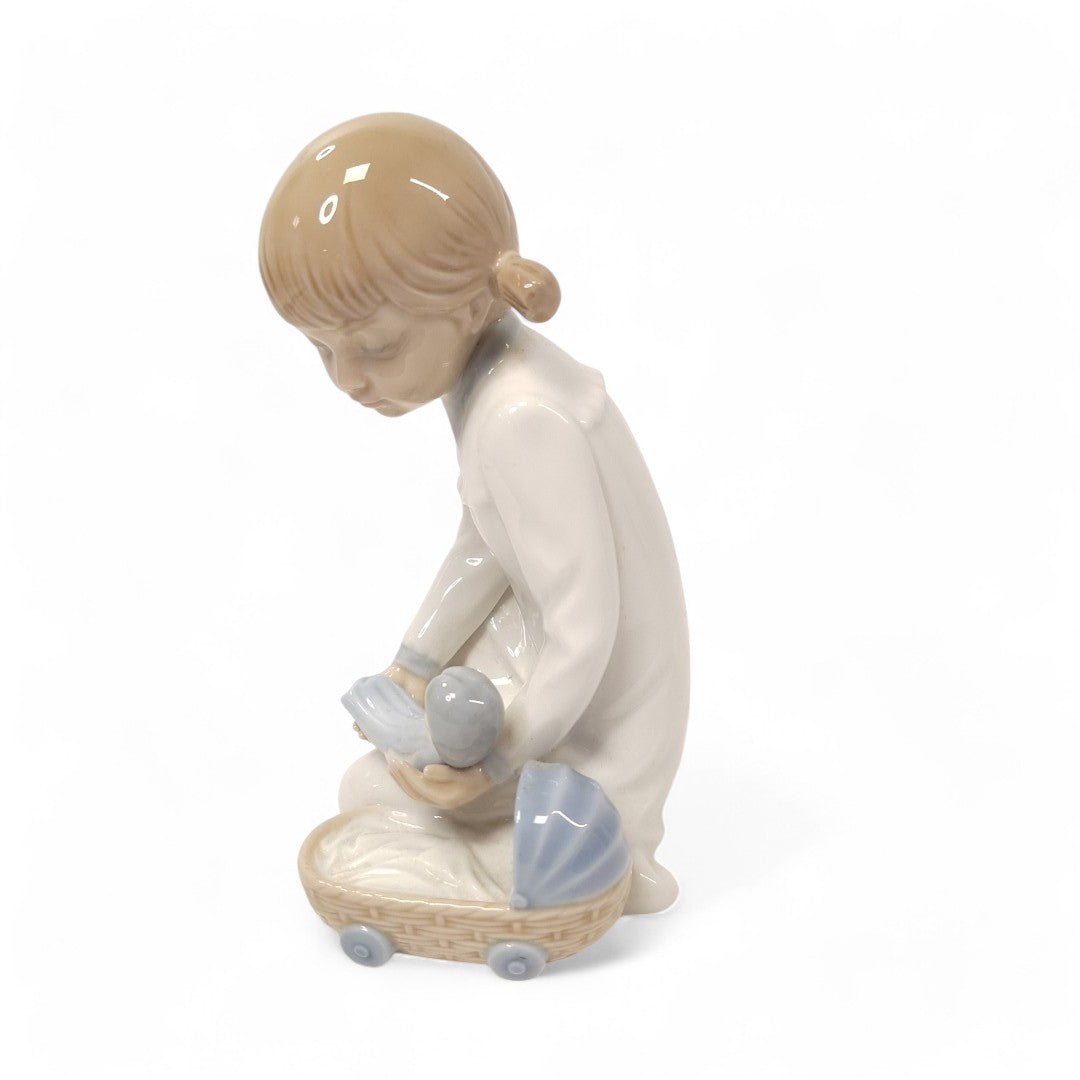 Side image of Lladro Nao figurine