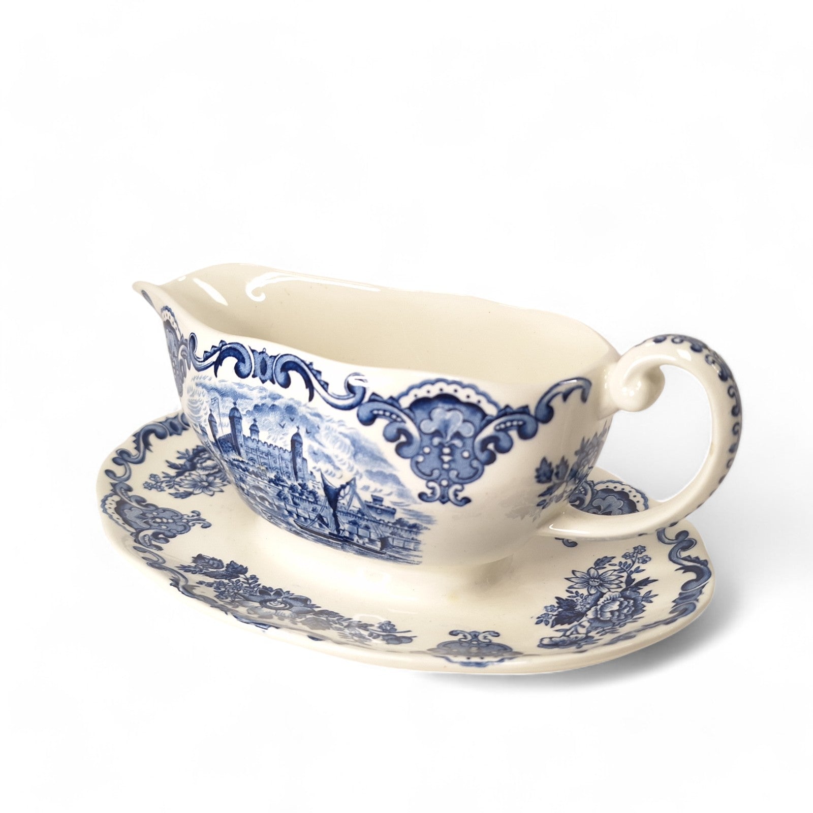 Side image of Wedgwood Gravy Boat