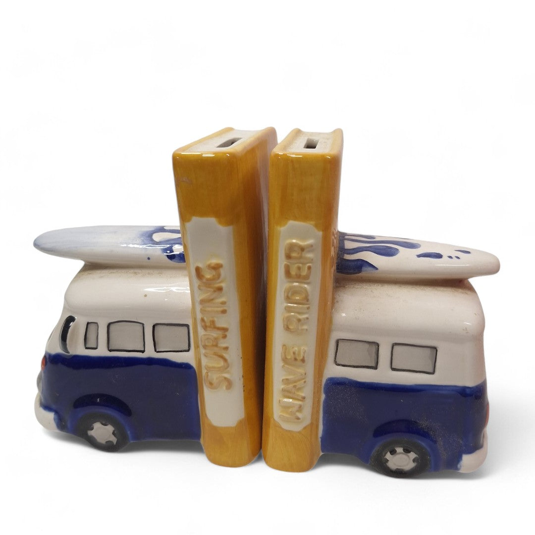 Side image of VW Camper Van Bookends