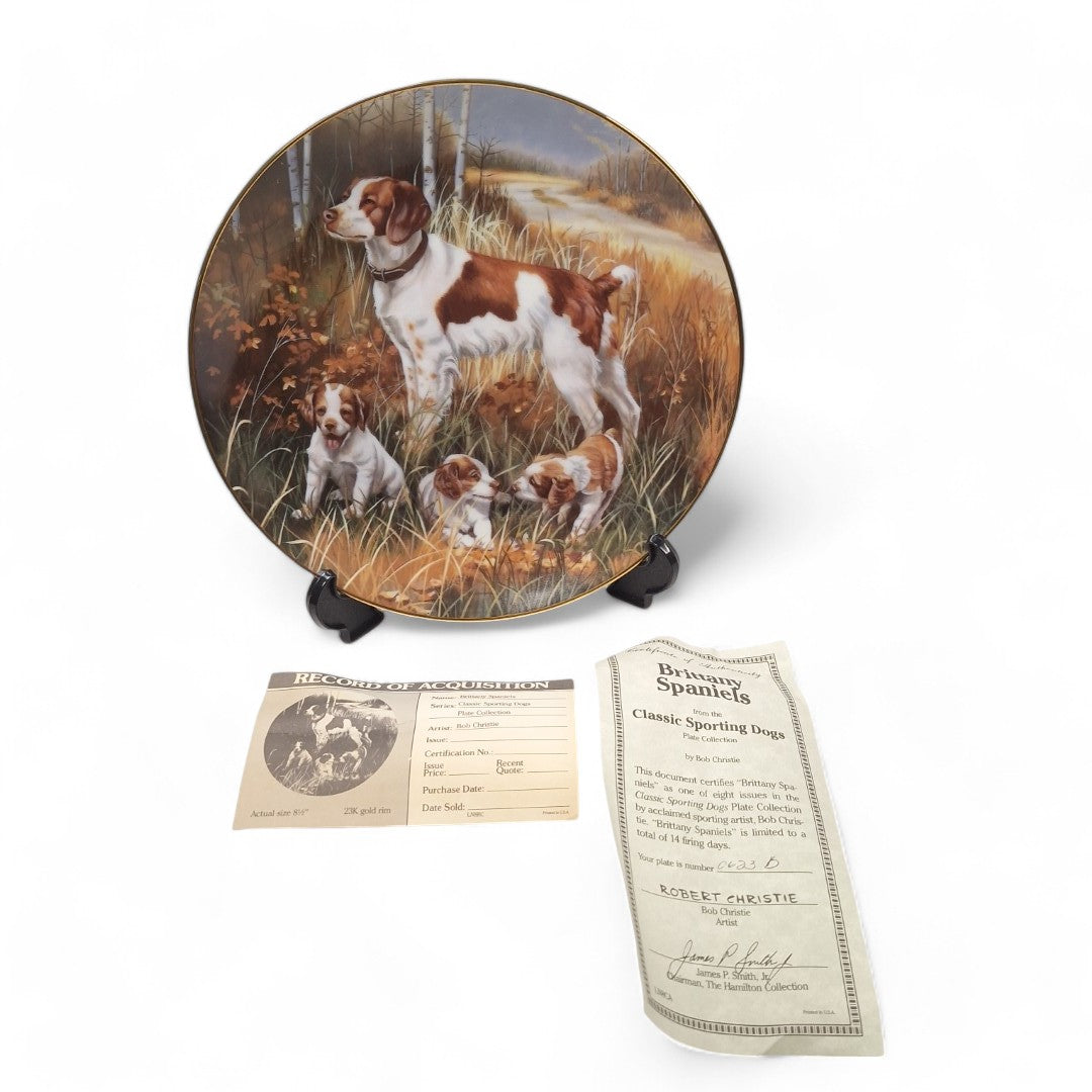 Front image of Classic Sporting Dogs Plate