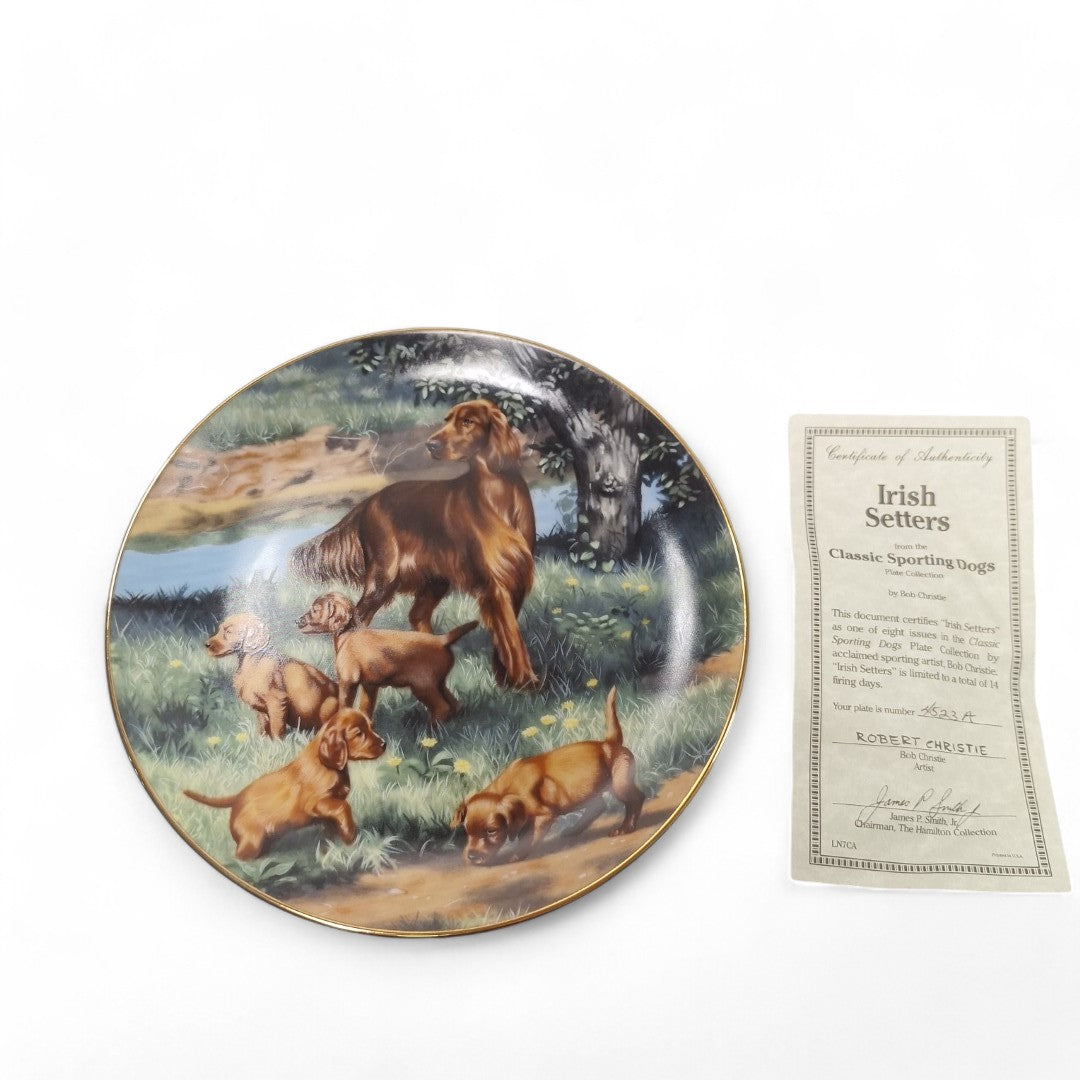 Front image of Classic Sporting Dogs plate