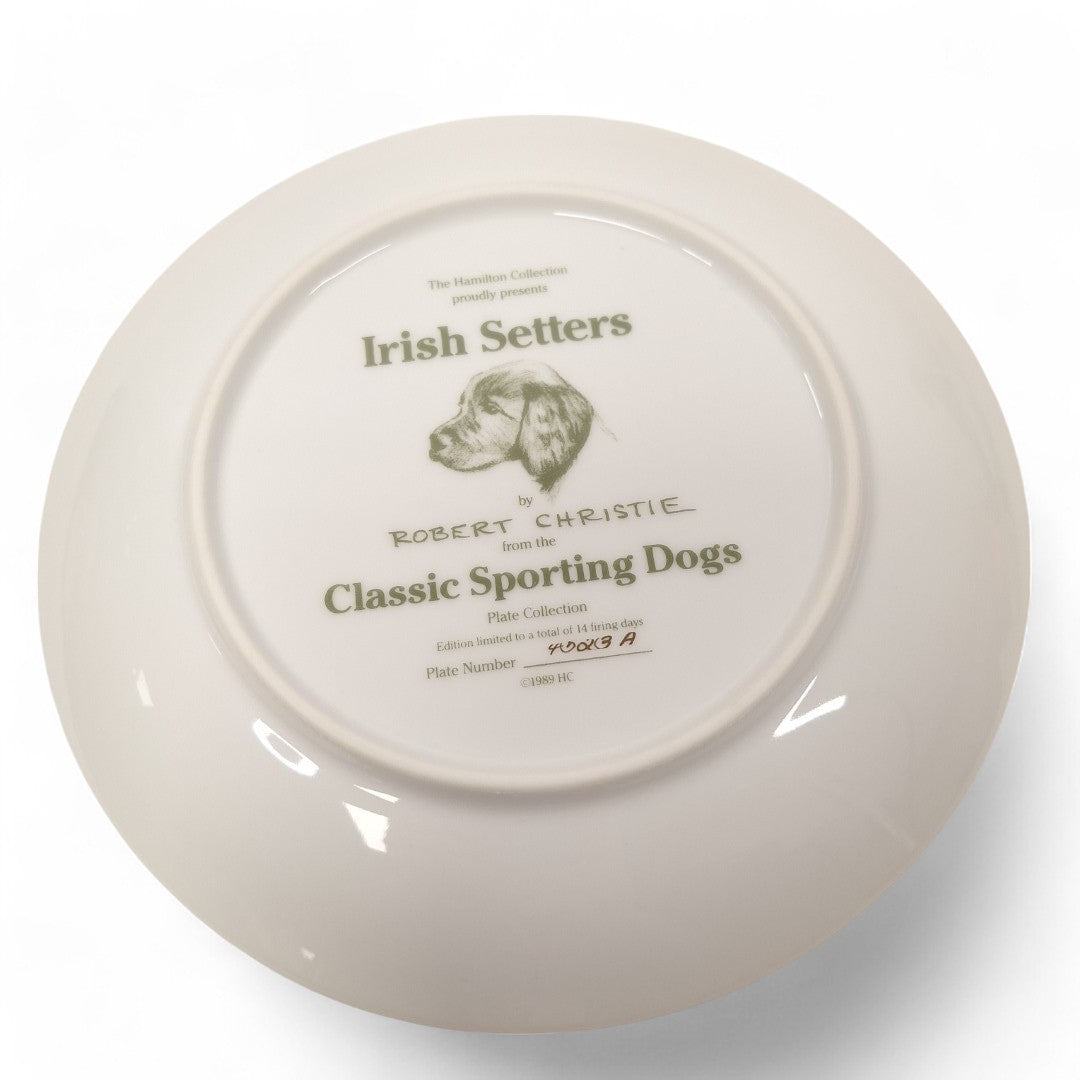 Underside image of Classic Sporting Dogs plate