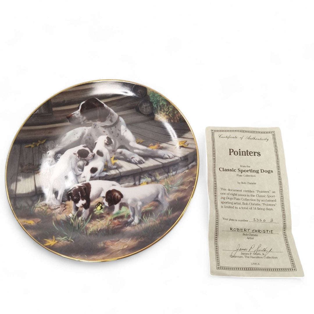 Front image of Classic Sporting Dogs Plate