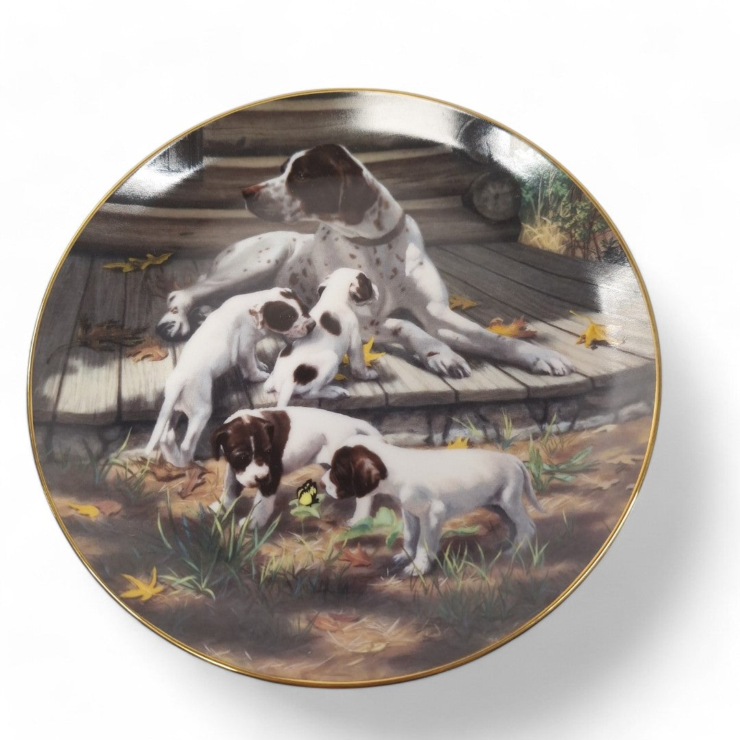 Front image of Classic Sporting Dogs Plate