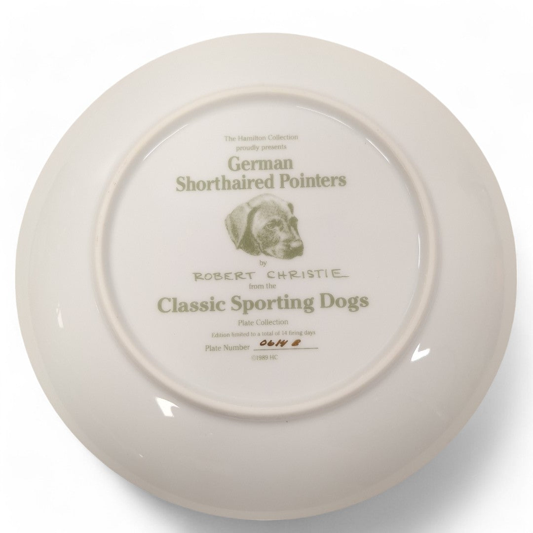 Underside image of Classic Sporting Dogs plate