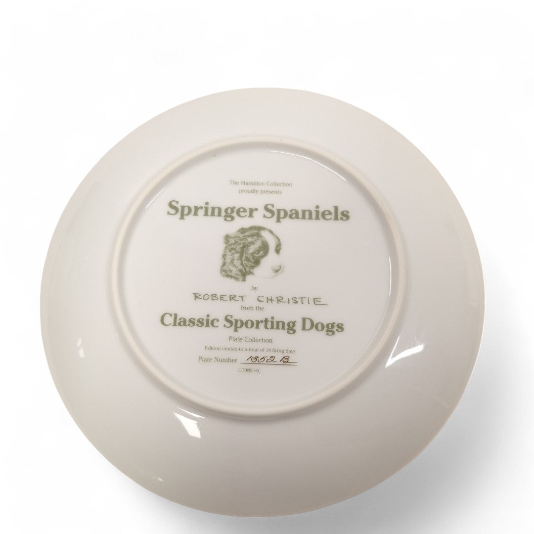 Underside image of Classic Sporting Dogs plate