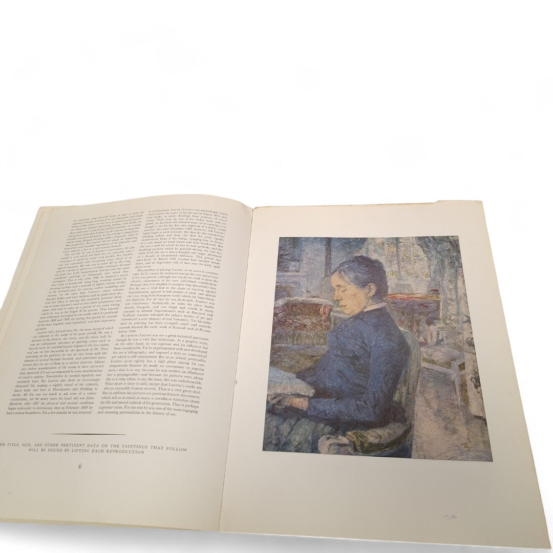 Interior image of Toulouse-Lautrec book