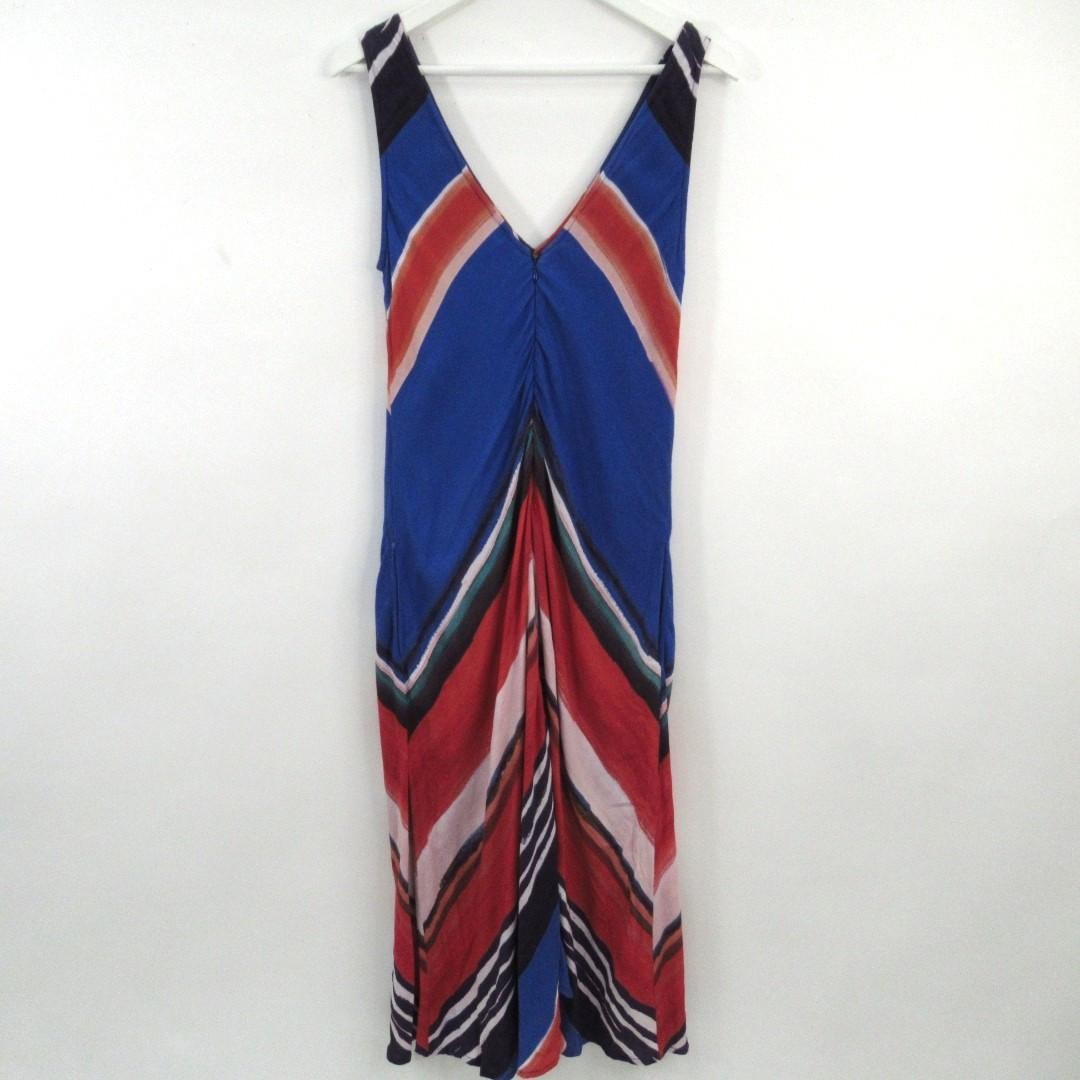 back image for Phase Eight Maxi Dress UK 12 Multicoloured V-Neck Womenswear | Preloved