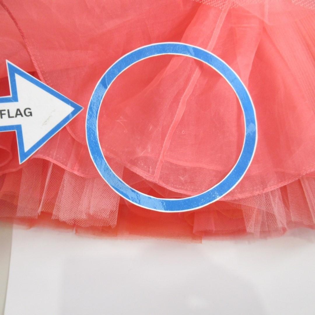 condition image for Carolina Herrera UK8 Red Strapless Mini Dress Ruffle Womenswear | Pre-loved