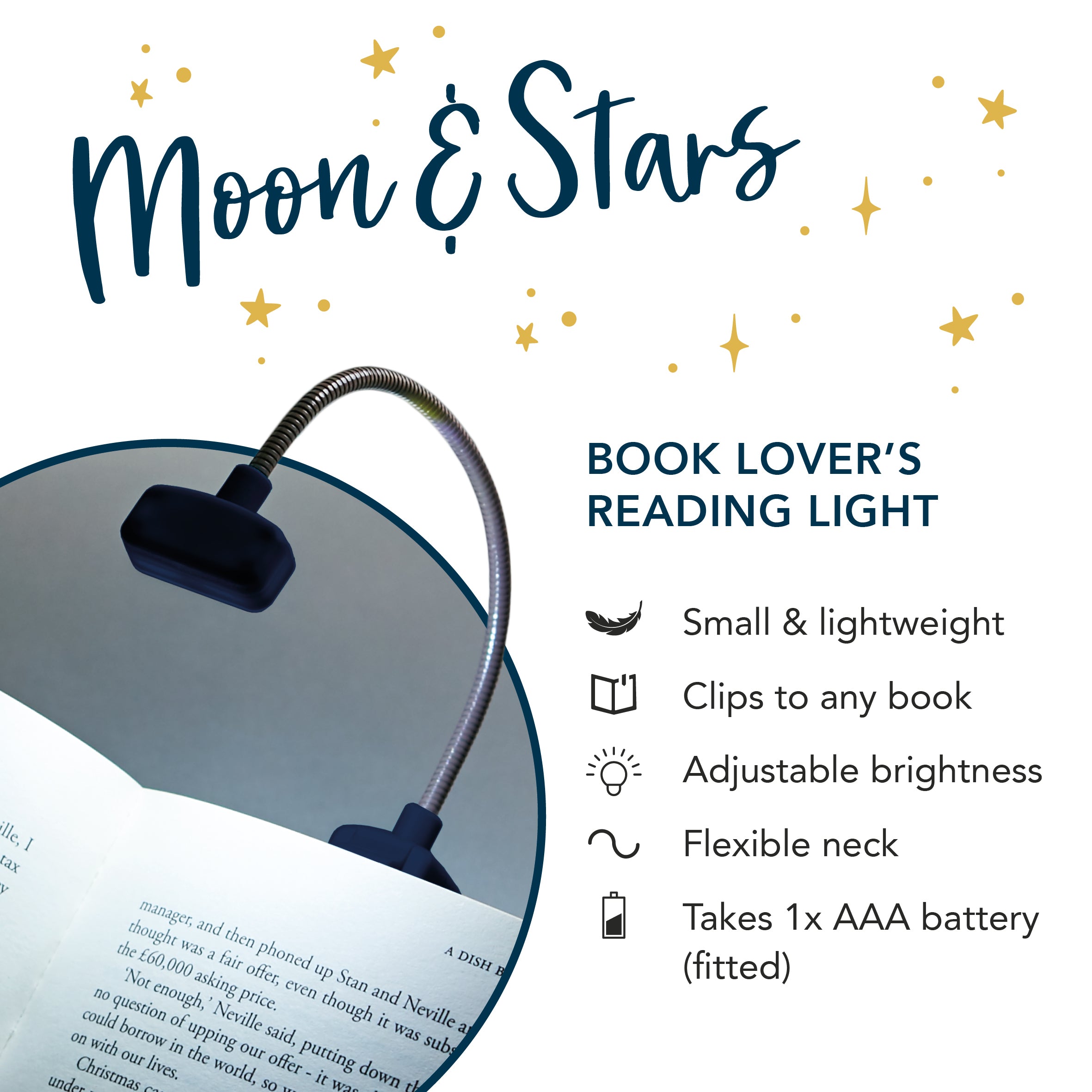Moon & Stars | Reading Light