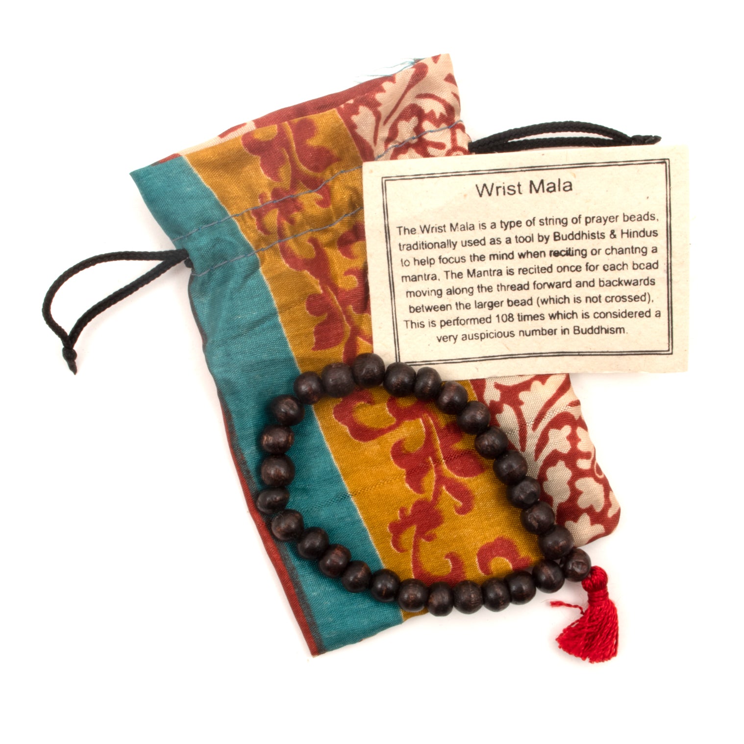 Bracelet and Recycled Sari Pouch