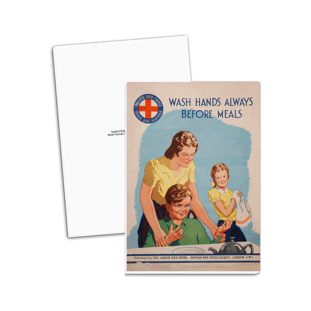 Wash hands always A5 Notebook | Heritage Collection
