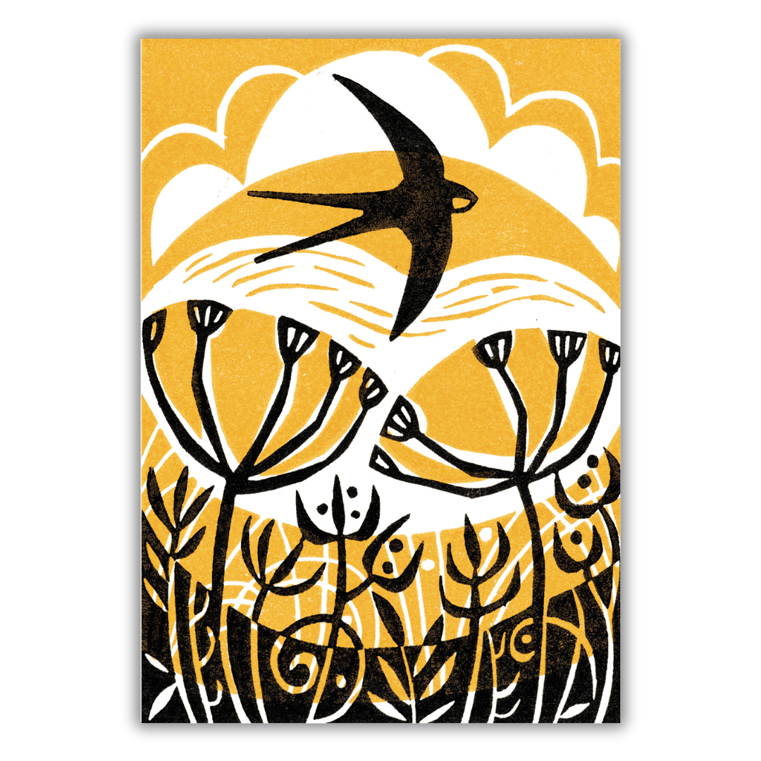 Set of 4 illustrated greeting cards | Manda Beeching