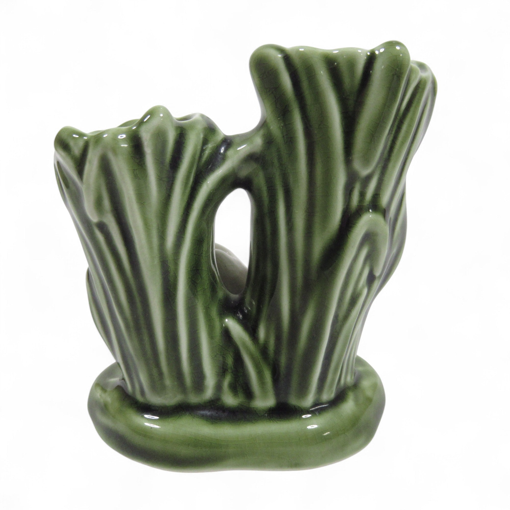 Rear image of SylvaC Swan Double Posy Vase 9cm Ceramic 9cm #4393