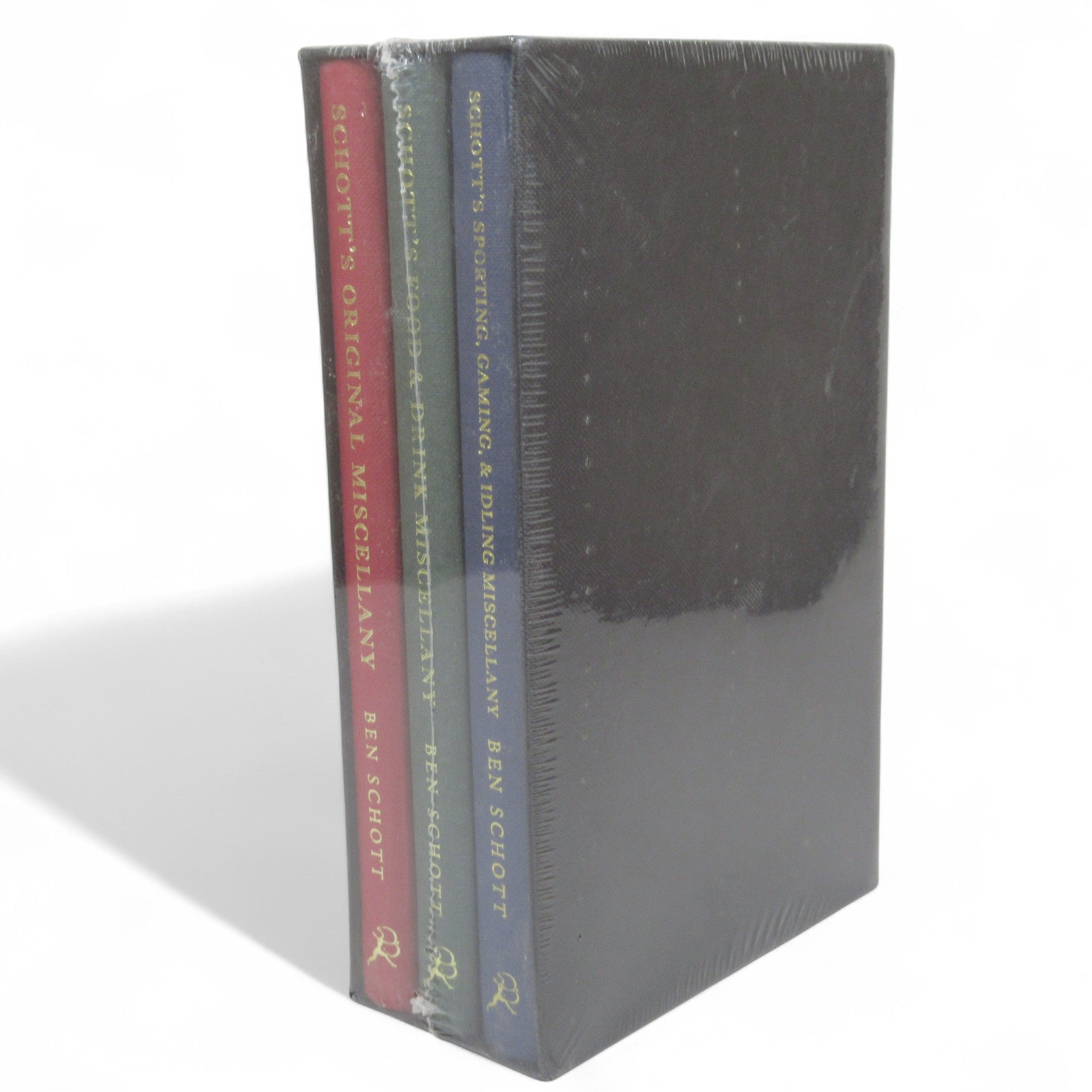 Front image of Schott's Miscellany Three Book Set Hardcover Bloomsbury