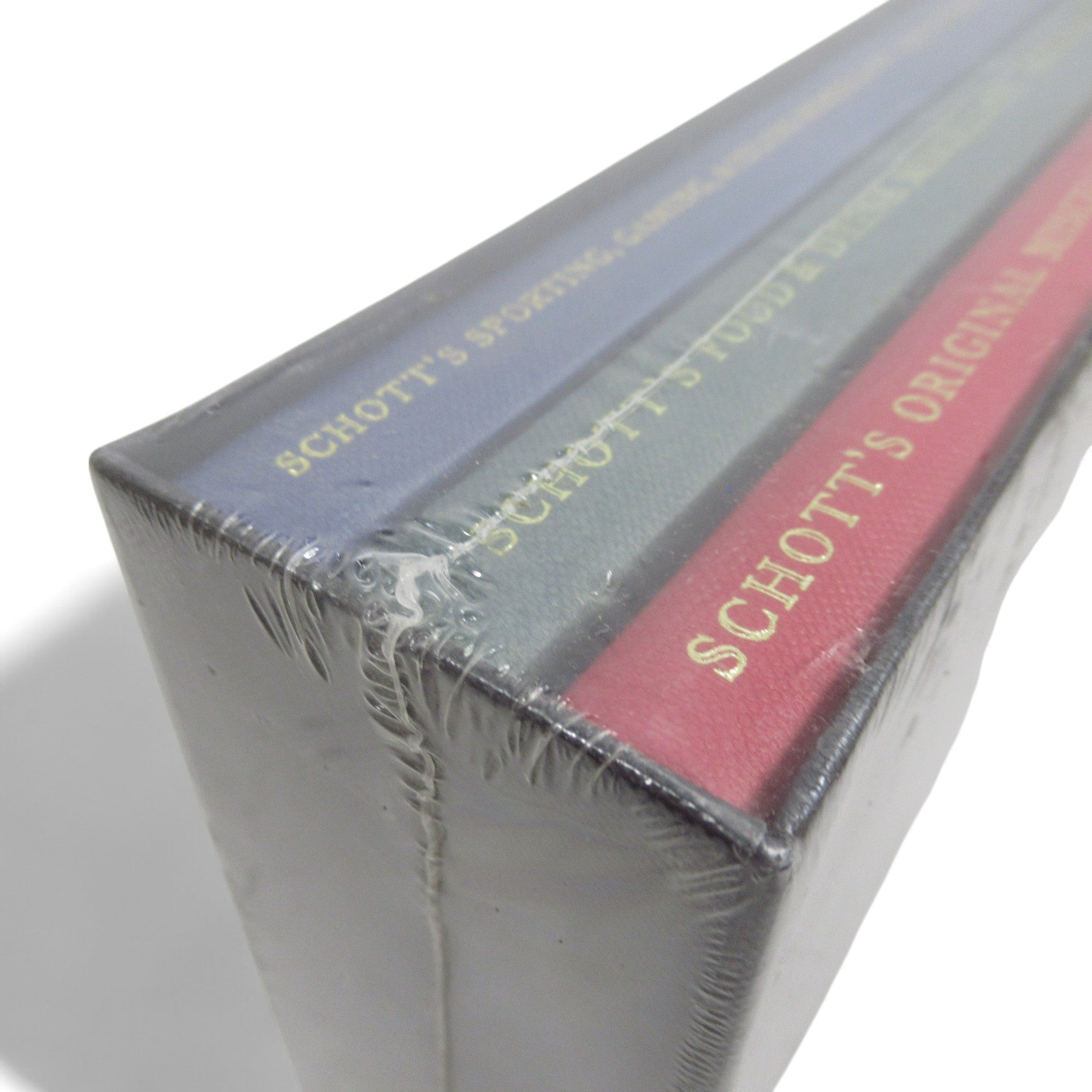 Close up image of Schott's Miscellany Three Book Set Hardcover Bloomsbury