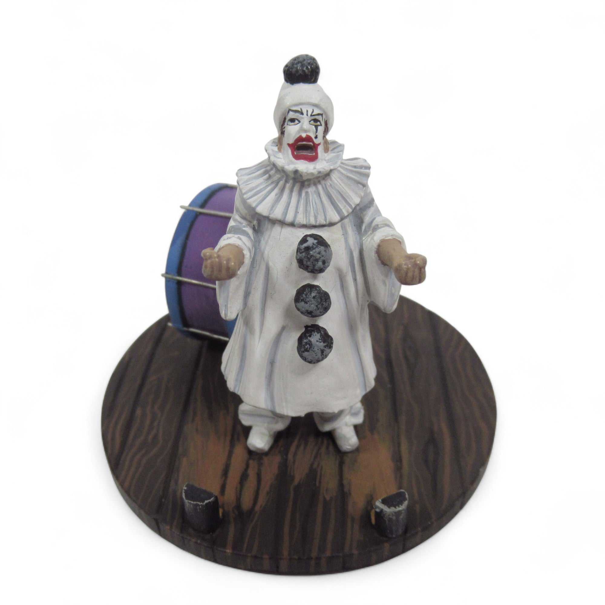 Front image of Pagliacci Pewter Cast Clown Figure Vignette One by One