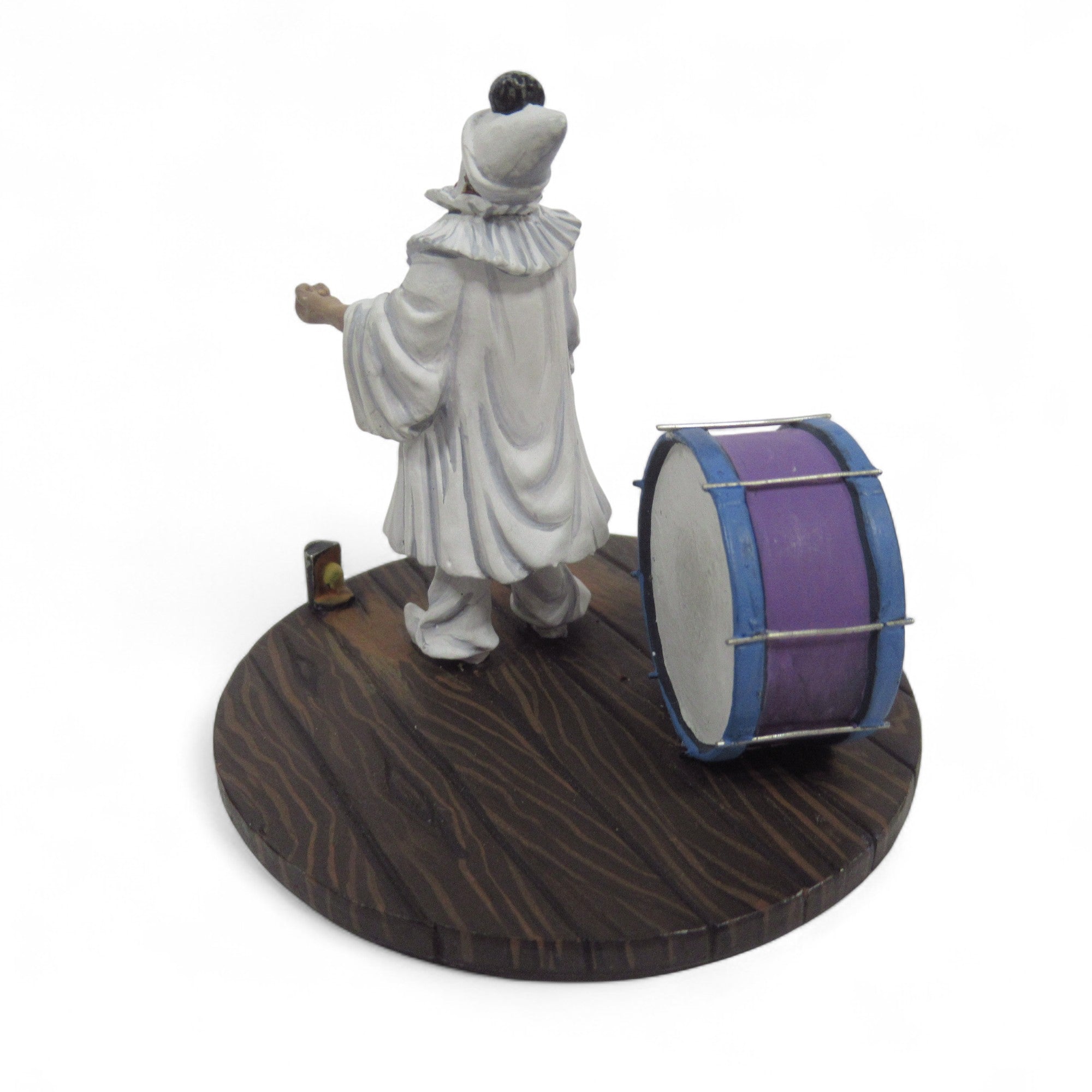 Rear image of Pagliacci Pewter Cast Clown Figure Vignette One by One
