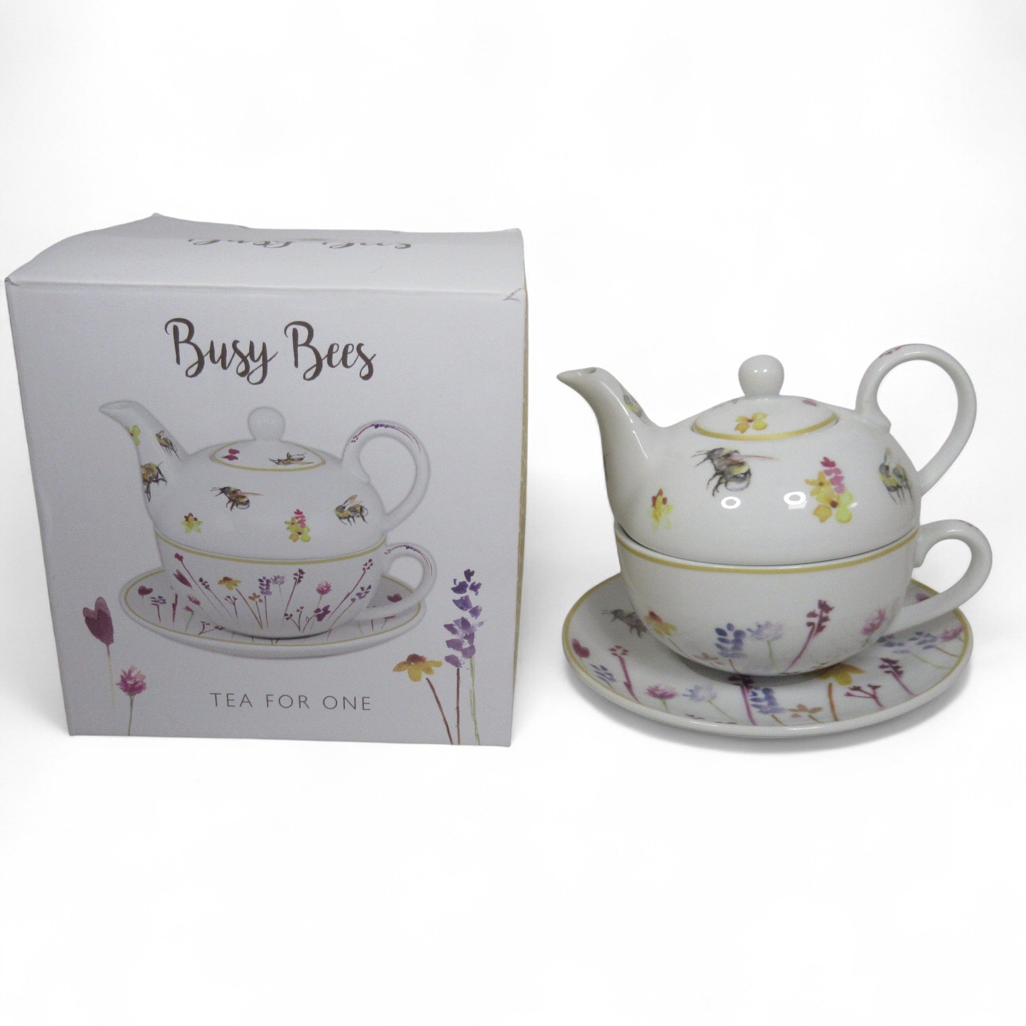 Overview image of Busy Bees Tea for One Fine China The Leonardo Collection