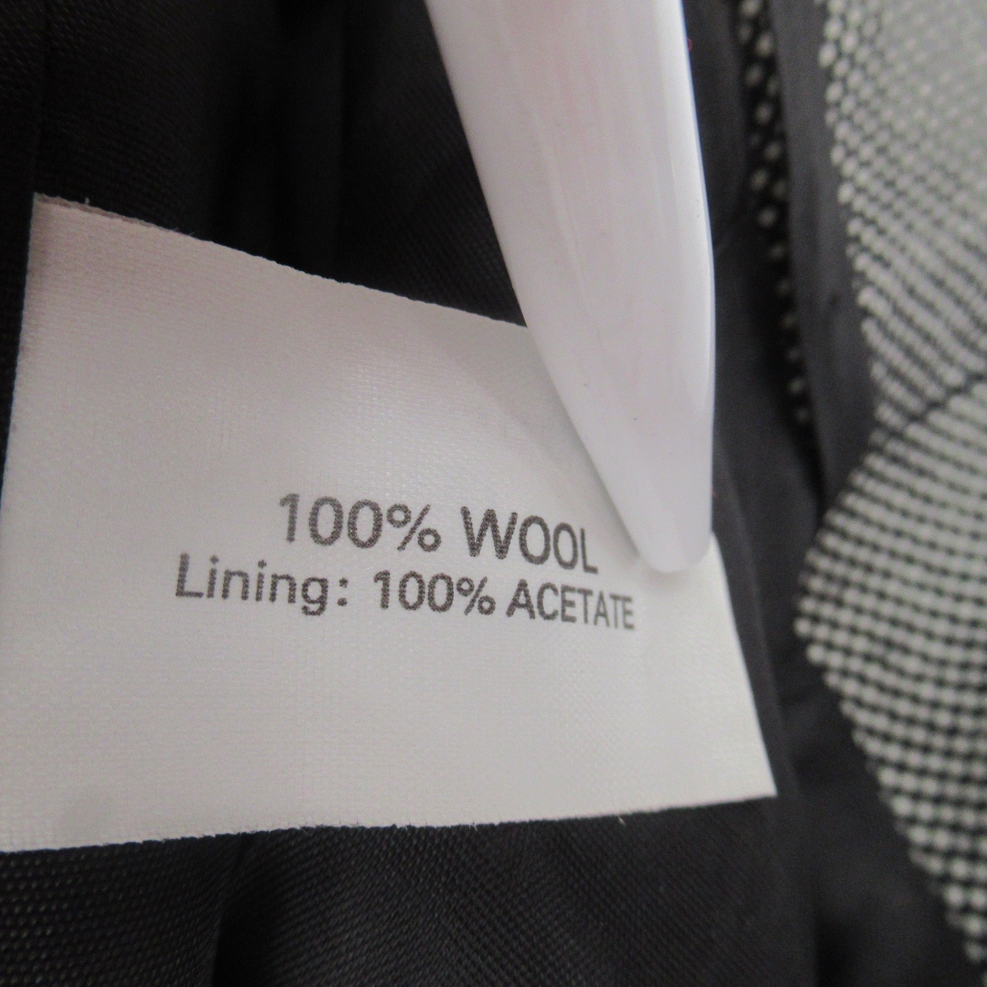 Care label image for Austin Reed UK 14 Grey Vintage Jacket Smart Womenswear | Preloved 