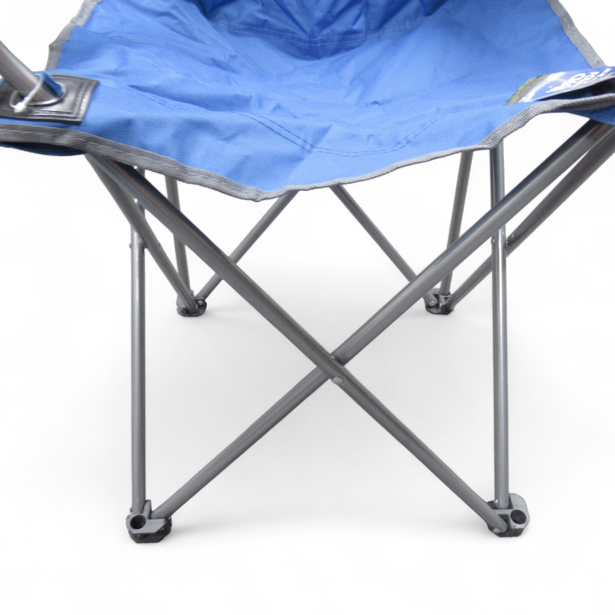 Blue Mountain Folding Camping Chair Blue w/ Carry Bag | Pre-loved