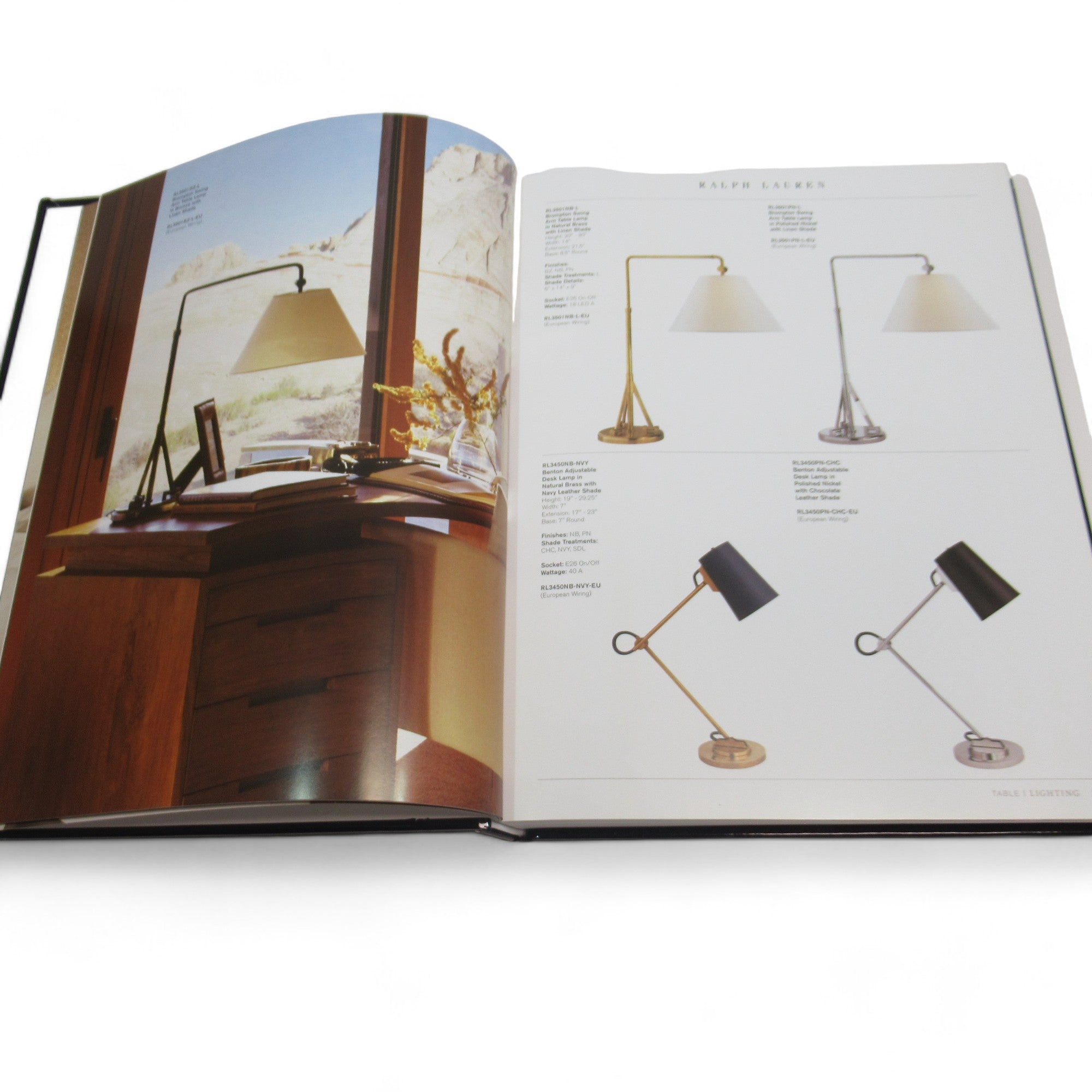 Illustration image 2 of Ralph Lauren Lighting Hardback Book 2020 Illustrated