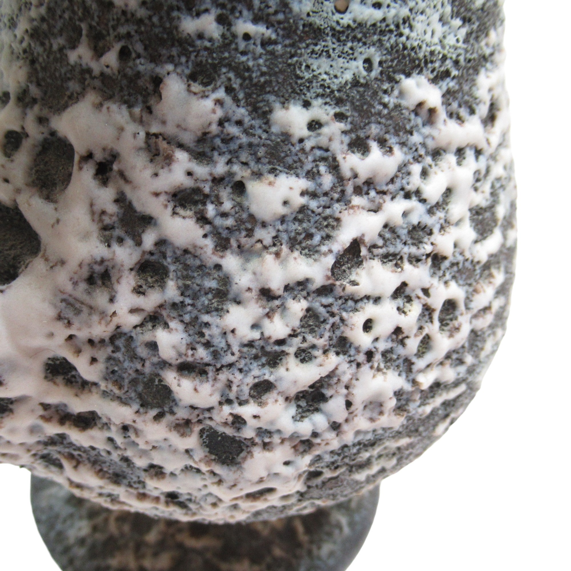 Close up image of Puy Mary Pitcher Jug Volcanic Design Grey 9.5" Vintage