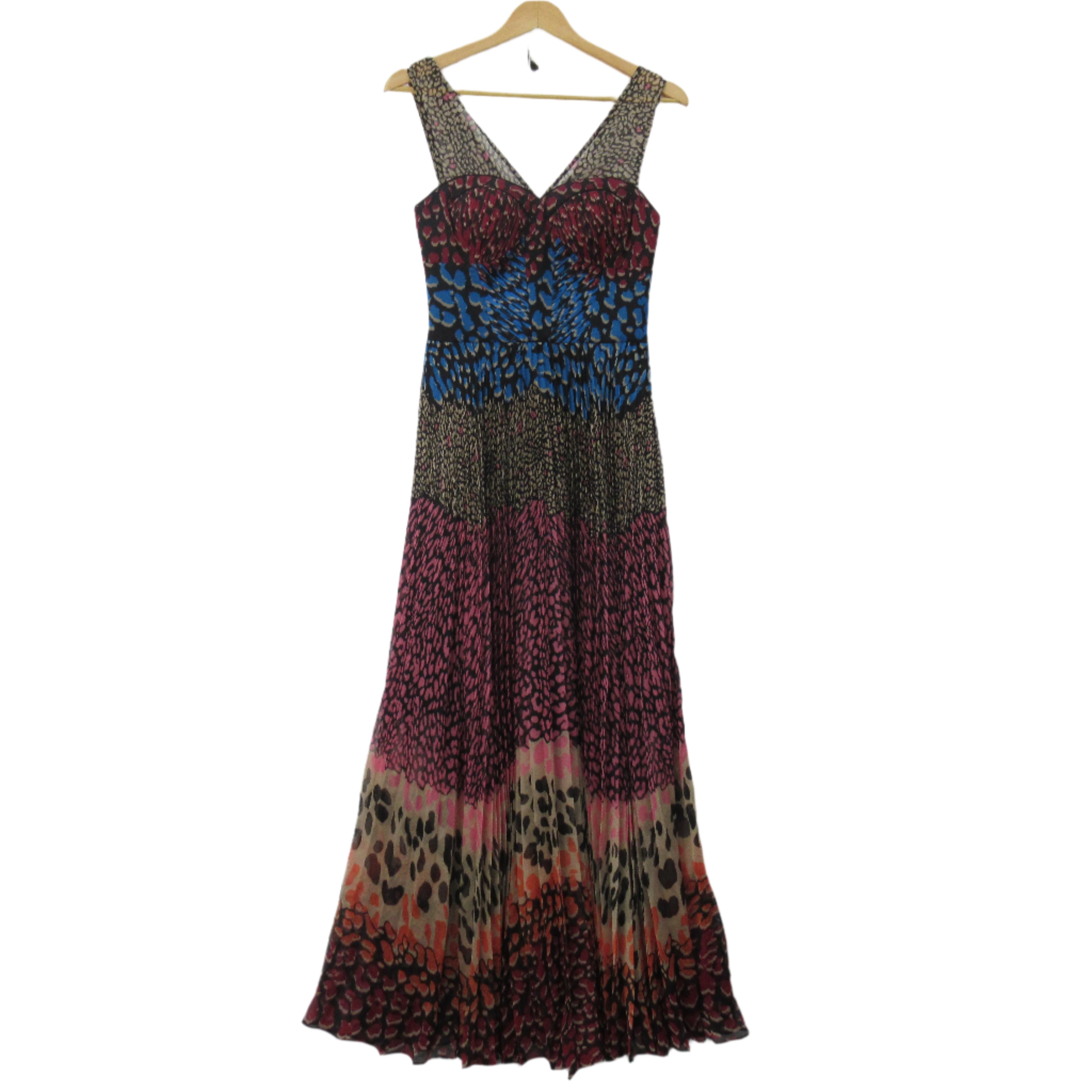 front image for Karen Millen Maxi Dress UK 8 Multicoloured Womenswear | Pre-loved
