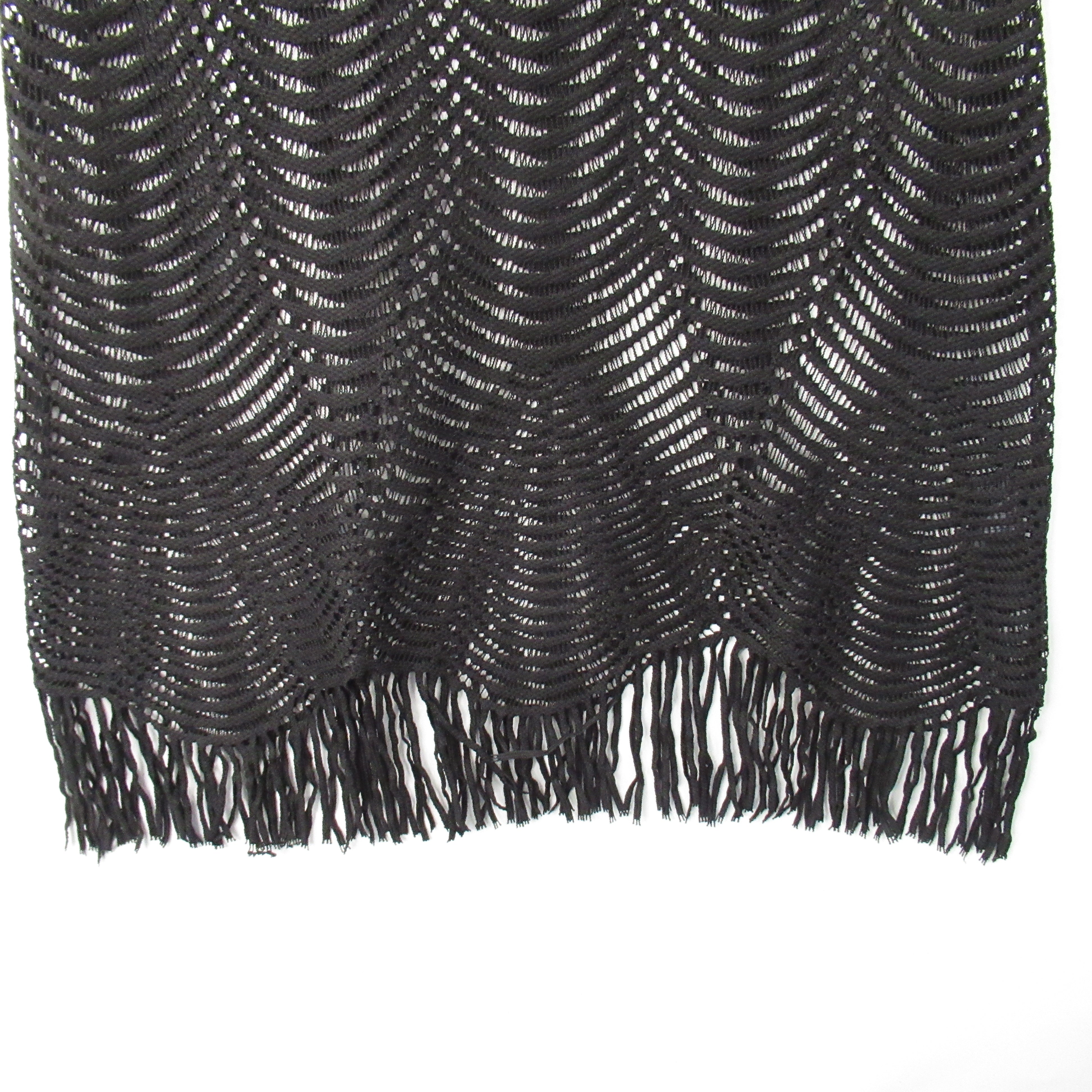 hem image for New Look String Vest Black Medium Unisex | Pre-loved