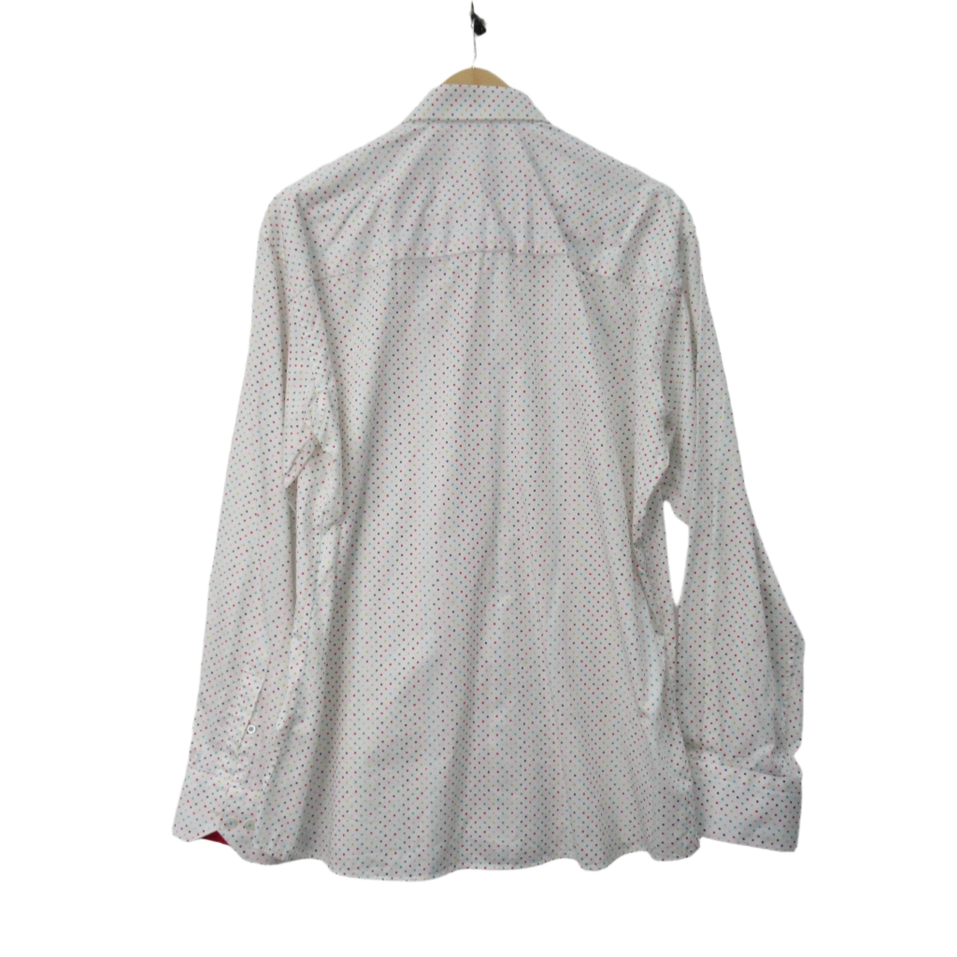 back image for Claudio Lugli Spotted Shirt XXL Multicoloured Menswear | Pre-loved