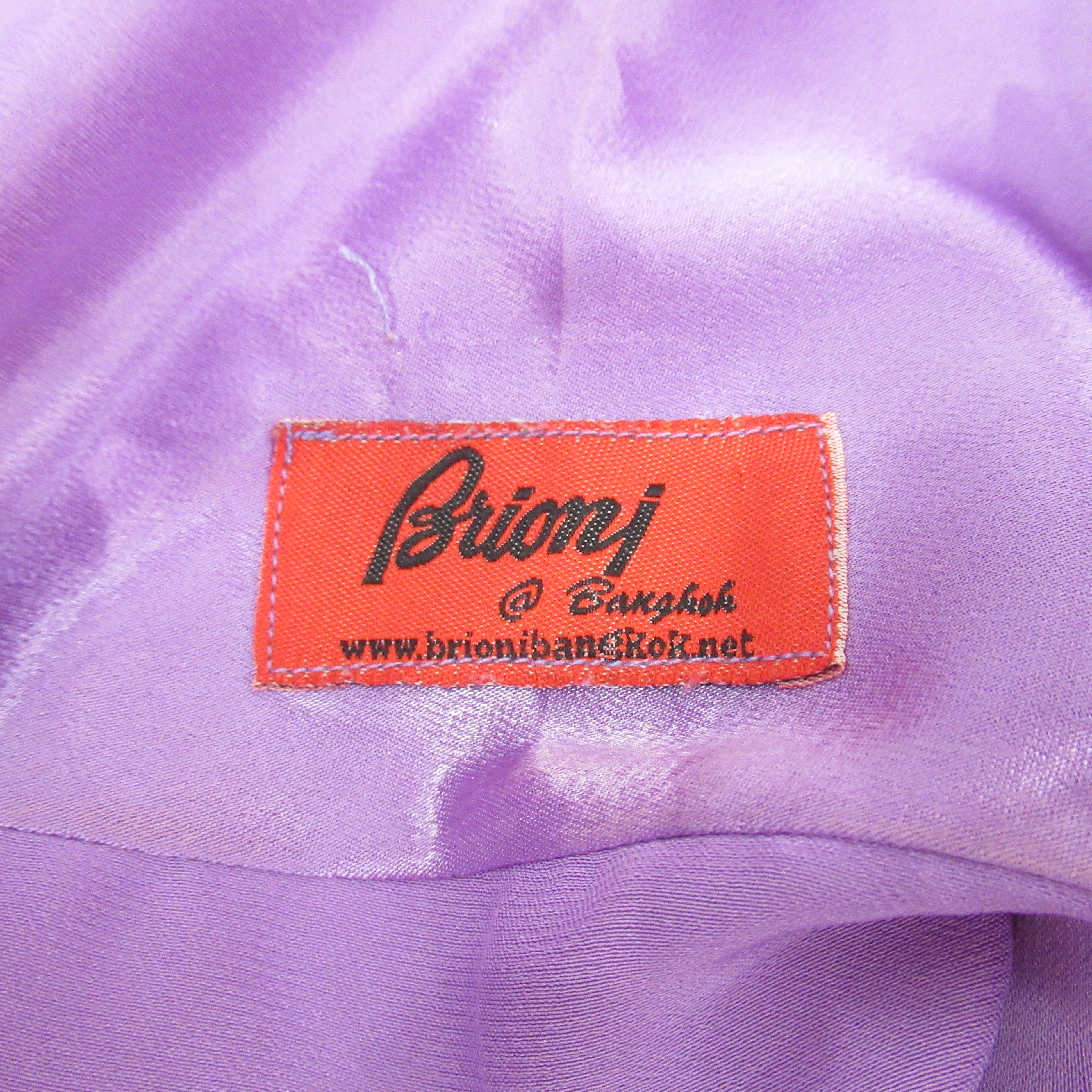 label image for Brioni Vintage Satin Shirt XL Purple Lilac Menswear | Pre-loved